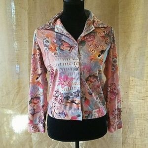 3/$24 GW jeans jacket size P/petite